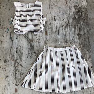 Top & Skirt Set. 3 in 1 Top, skirt, dress. Heather